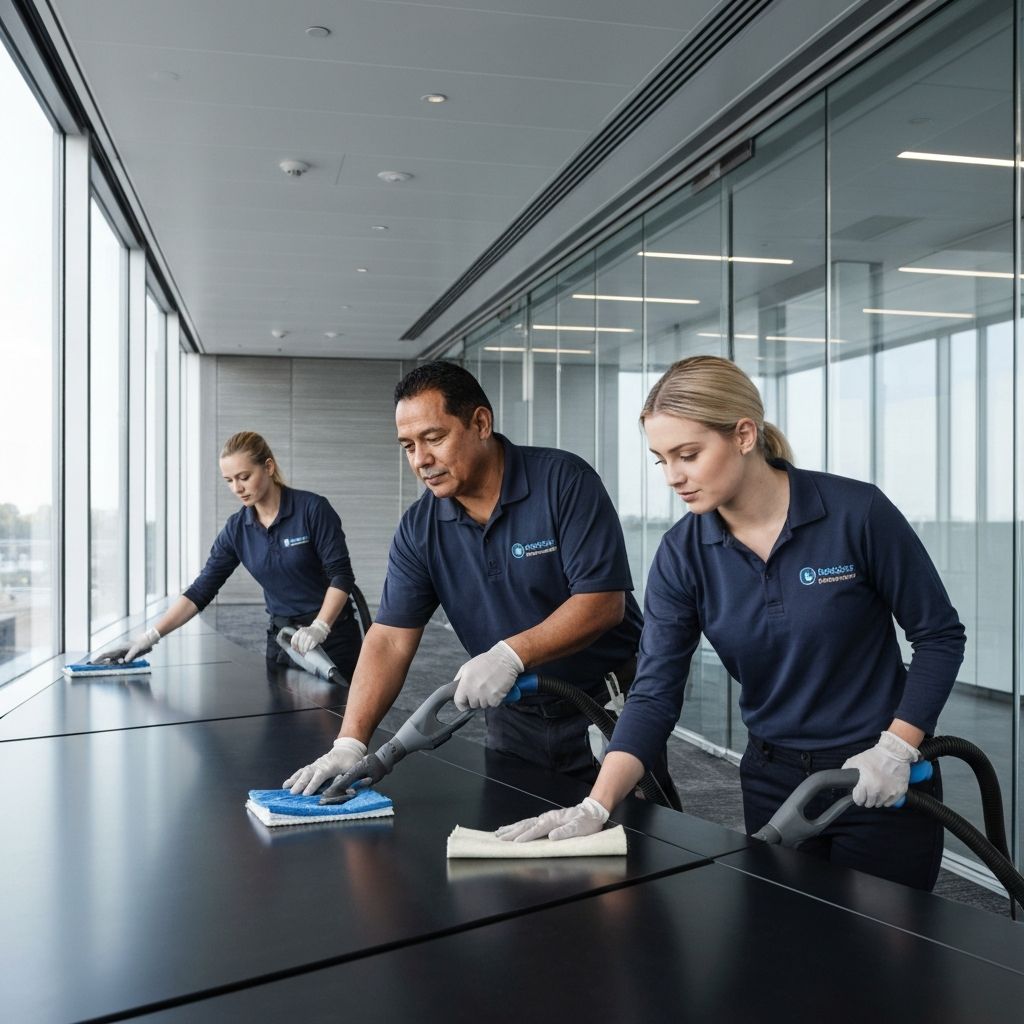 REIN & FEIN Reinigungsteam bei professioneller Büroreinigung in Augsburg
